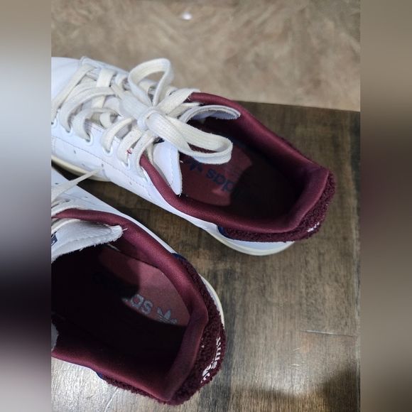 Adidas Stan Smith Chenille Pack Shadow Red Sneakers - Picture 12 of 14